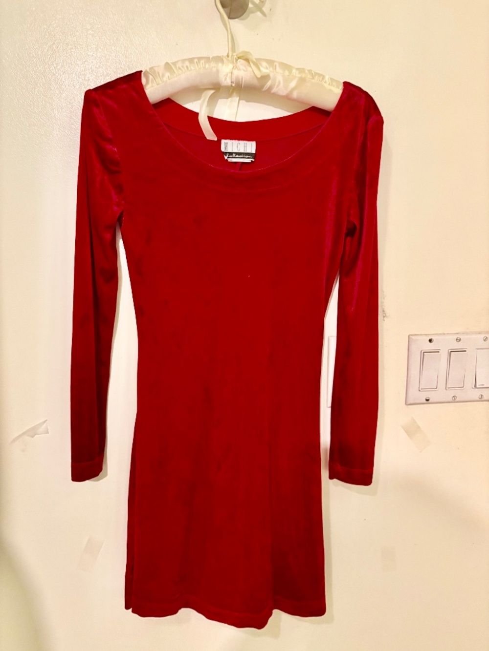 Red Velvet Party Dress